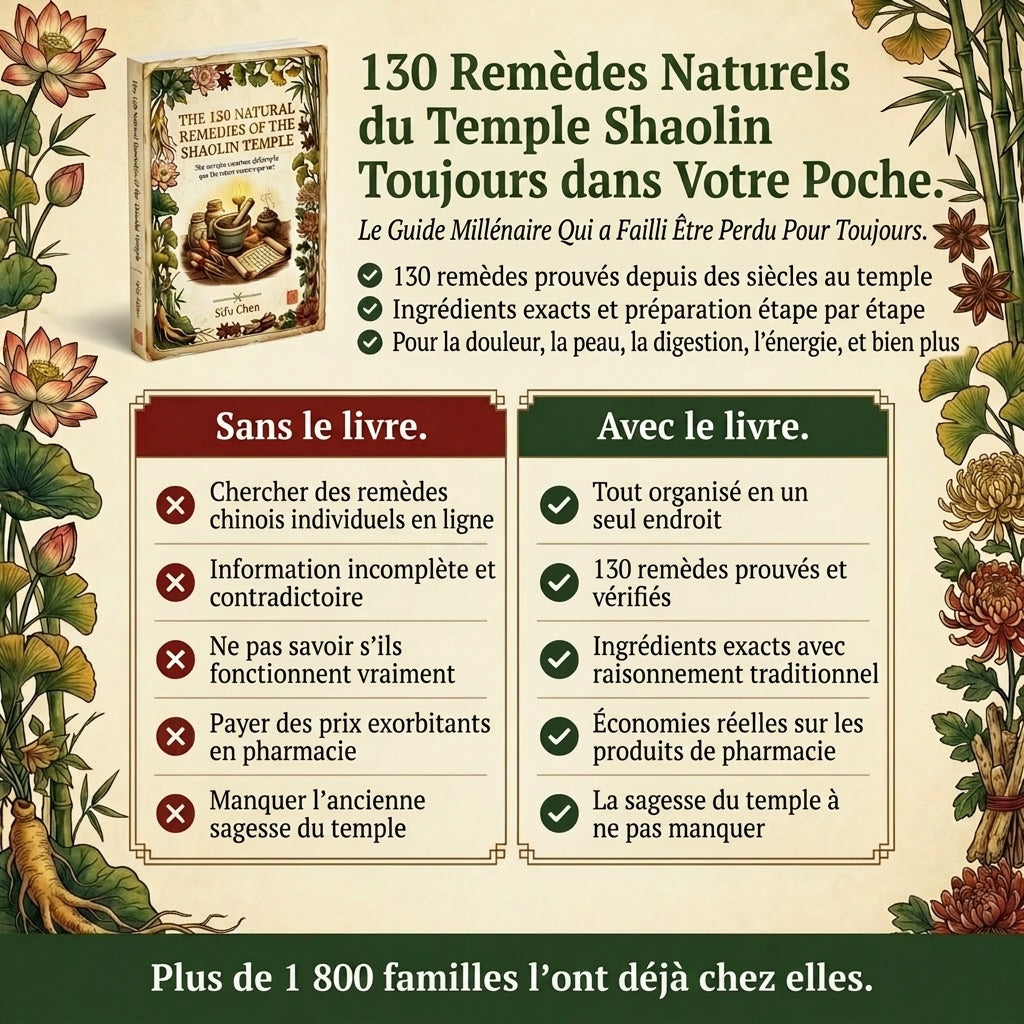 Les 130 Remèdes Naturels du Temple Shaolin